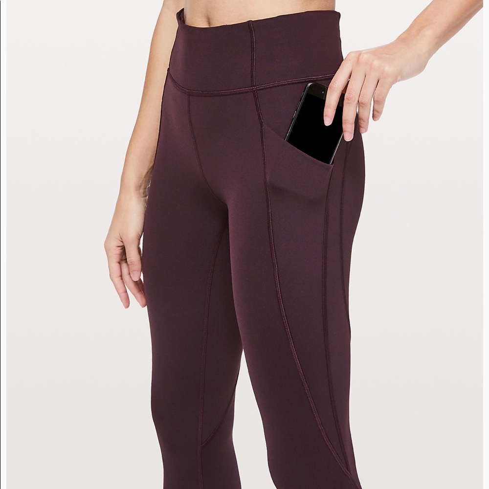 Time to Sweat Crop  Lululemon leggings
